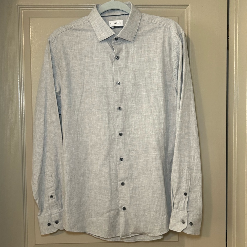 Calibrate Nordstrom Trim Fit Men’s Dress Shirt Size 16 | 34-35